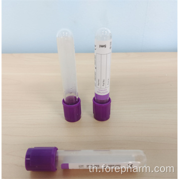 CE Certificated Vacuum Blood Collection Tube EDTA หลอด